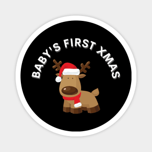 Baby's First Christmas Apparel Magnet